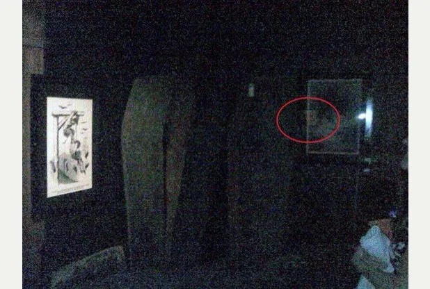Ghostly face